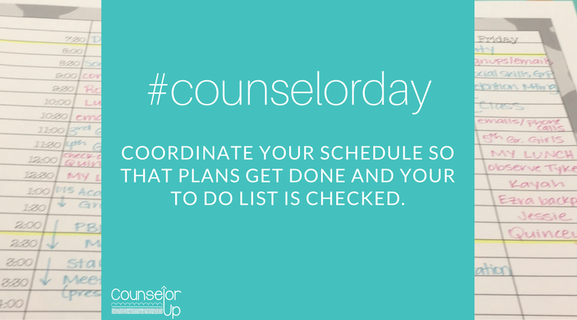 One of the hardest things about a job as a school counselor is juggling many different types of duties at once. I get a lot of questions about how to set up an elementary school counselor's schedule. I believe that it is really important to set a schedule early in the year so that you don't get pulled into too many things and realize it's January before you've started any groups. Sound familiar? So how do you do it? ​