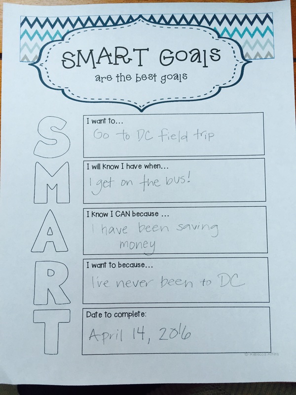 SMART Goal Lesson for 3-5. www.counselorup.com
