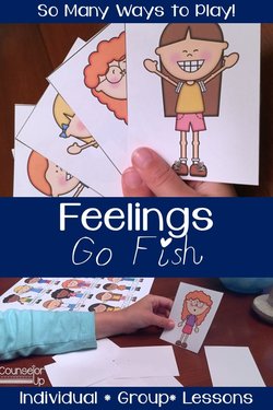 I'm always looking for ideas that I can create ahead of time and grab in the moment. I want it to be quick but meaningful and ready for use. Enter Feelings Go Fish - print on cardstock, laminate, and get ready to use over and over. 
