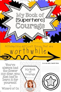  Fun booklet exploring Courage! Use as an introduction or a summative activity. Click on preview to see all pages. Creates an 8 page booklet using only 2 sheets of paper (printed front to back). Easy to fold so students can work independently.   Booklet includes vocabulary strategies: Define in own words, illustrate, synonyms, use in a sentence, text to self connection